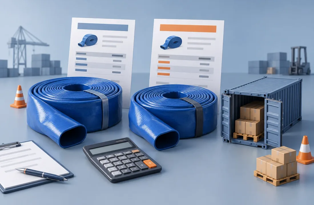 How to Compare PVC Layflat Hose Quotes Beyond Price per Metre