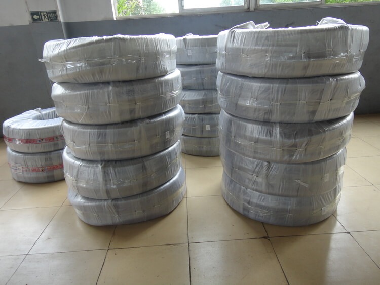 Packaging of PVC steel wire tube